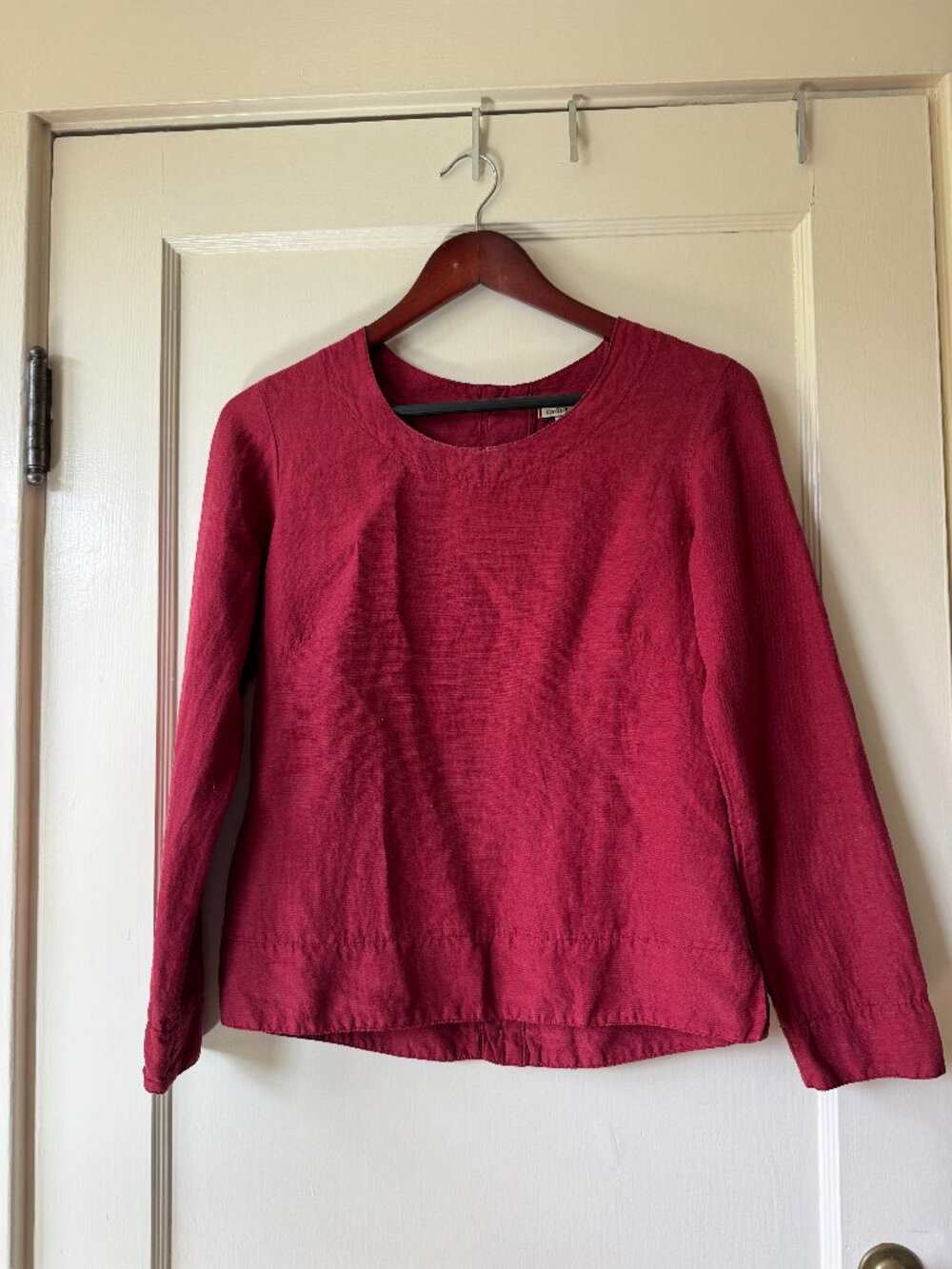 Prairie Underground Hemp/Silk Longsleeve Blouse Size Small